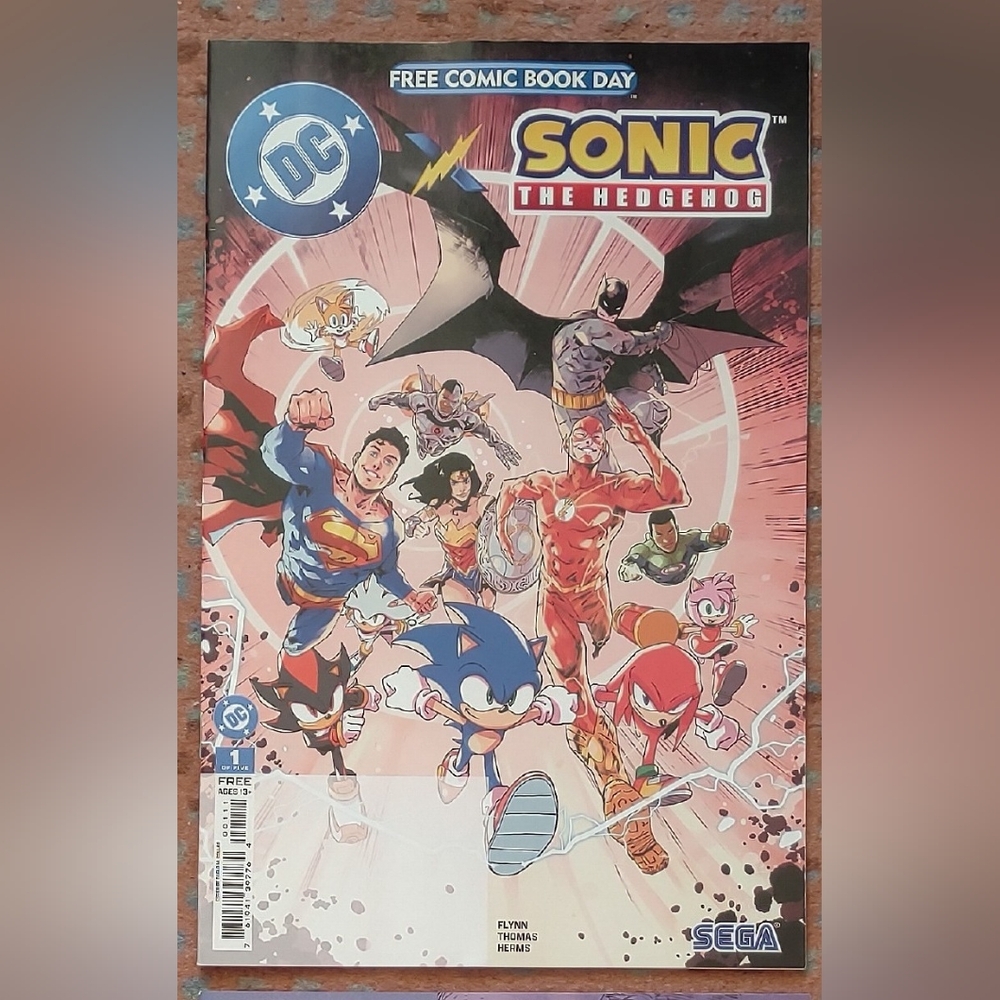 DC x Sonic The Hedgehog 1 Special Edition DC Comics FCBD 2026 Crossover New